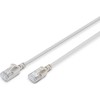 Digitus CAT 6A klasa Ea, F/FTP, skrętka patch, Cu, LSZH, AWG 32/7, ilgis: 3 m, pilka