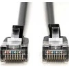 Digitus CAT 6A klasa Ea, F/FTP, skrętka patch, Cu, LSZH, AWG 32/7, ilgis: 1 m, juoda