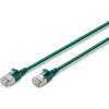 Digitus CAT 6A klasa Ea, F/FTP, skrętka patch, Cu, LSZH, AWG 32/7, ilgis: 3 m, žalia