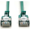 Digitus CAT 6A klasa Ea, F/FTP, skrętka dwużyłowa, Cu, LSZH, AWG 32/7. ilgis: 0,5 m, žalia