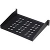„Digitus“ | Fiksuota lentyna stelažams | DN-19 TRAY-2-55-SW | Fiksuoto montavimo lentynas galima lengvai sumontuoti ant dviejų priekinių 483 mm (19 colių) profilio bėgelių jūsų 483 mm (19 colių) tinklo arba serverių spintoje. Dėl stabilaus, perforuoto plieno lakšto, pasižyminčio didele apkrova, jie yra optimalus paviršius komponentams, kurie netinka 483 mm (19 colių). | Juodas