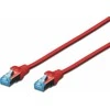 Digitus DIGITUS Ecoline - Komutacinis kabelis - RJ-45 (M) - RJ-45 (M) - 2.0m - SFTP - CAT 5E - Raudona (KV -1532- 020 / R)