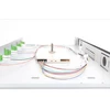 Digitus Digitus optinio pluošto sujungimų dėžutė – 1U – sukomplektuota – 6x LC APC DX – OS2