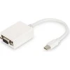 DisplayPort – VGA adapteris Digitus by Assmann DB-340407-001-W Balta Juoda 15 cm