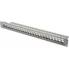 DIGITUS Patchpanel 1HE 24 prievadų modulinis patchpanel pilkas