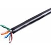 Digitus Professional Digitus Elektroninis instaliacijos kabelis DGITUS Cat.5E, U / UTP, Fca, viela, AWG24 / 1, PE, 100m, juoda