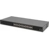 Šakotuvas „Digitus“ jungiklis „Digitus“ 24 prievadų valdomas Gigabit Ethernet PoE L2 jungiklis
