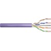 Assmann Electronic DIGITUS montavimo kabelis cat.6 U/UTP B2ca vientisas laidas AWG 23/1 LSOH 100m violetinė folija