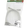 DIGITUS UTP LAN laidas, pleistras, 1,5m, pilkas, 2xRJ45, DK-1511-015
