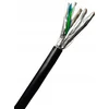 DIGITUS lauko sauso montavimo kabelis, 7 kat., S/FTP, Fca, AWG 23/1, PE, 50m, juodas