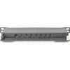 DIGITUS Cat.6A Slim Patch Panel, gesch.,8-Port, 0,5 HE, 10