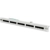 Assmann Electronic DIGITUS CAT 3 ISDN Patch Panel neekranuotas 25 prievadų RJ45 8P4C LSA 1U stovo tvirtinimo spalva pilkas RAL 7035