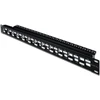 DIGITUS Patchpanel 1HE 24-Port modular geschirmt juodas