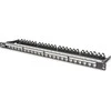 DIGITUS Patchpanel 0,5HE 24-Port Modular geschirmt juodas