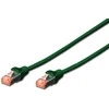 Digitus Pečkordas CAT6, S-FTP, 0.25m, žalia, 10 vienetų (DK-1644- 0025- G-10)
