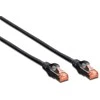 Digitus Patricover CAT6, S- FTP, 1 m, juoda, 10 vienetų (DK- 1644 -010- BL- 10)