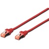 Digitus Patchcord CAT6, S-FTP, 3m, raudona, 10 vnt (DK-1644-030-R-10)