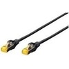 Digitus Patchcord - RJ-45 (M) 50 cm - SFTP - CAT 6A - Juodas (DK-1644- A-005 / BL)