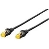 Digitus Patchcord - RJ-45 (M) 50 cm - SFTP - CAT 6a - Juodas (DK-1644-A-005 / BL)