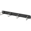 Assmann Electronic DIGITUS DN-97669 1U kabelių valdymo skydelis su šepečiu 4xplieniniai žiedai 40x75mm juodas RAL 9005