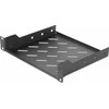 „Digitus“ | 1U fiksuota lentyna | DN-10-TRAY-2-B | Puikiai tinka laikyti komponentus, kurie nėra tinkami 254 mm (10 colių) pločio. Plonas dizainas, užimantis 1 aukščio vieneto vietą. Lengva ir greita sumontuoti arba išmontuoti. Maksimali apkrova: 25 kg | Juodas