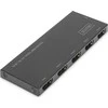 Assmann Electronic Assmann elektroninis DIGITUS DS-45323 itin plonas HDMI skirstytuvas 1x4 4K/60Hz HDR HDCP 2.2 18Gbps, maitinamas mikro USB