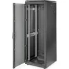 DIGITUS Netzwerkschrank Unique 32HE 1609x600x600mm juodas (Speditionsversand)