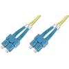 „Assmann Electronic DIGITUS“ šviesolaidinis laidas nuo SC iki SC OS2 vieno režimo 09/125 m dvipusis, ilgis 1 m