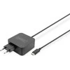 Digitus Skaitmenas | Nešiojamojo kompiuterio įkroviklis USB-C Maitinimo šaltinis 65W PD3.0 | DA-10071 | Juodas