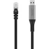 Digitus AK-300600-150-S tinklo kabelis Juoda 15 m Cat6a S/FTP (S-STP) Turas