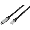 Digitus AK-300601-100-S tinklo kabelis Juoda 10 m Cat6a S/FTP (S-STP) Turas