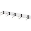 Assmann Electronic DIGITUS DN-97666 1U kabelių valdymo skydelis 5xplieniniai žiedai 40x75mm pilkas RAL 7035