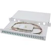 Assmann Electronic DIGITUS šviesolaidinis stumdomas sujungimo dėžė 1U Įrengtas 24x LC dupleksas, įskaitant. M 25 Screw Splice Cassette OM3 Color Pigtails Adapteris