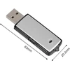 RTO Diktofonas šnipinėjimo mini pasiklausymo USB atmintinė balso įrašymo įrenginys 8 GB 16 val. -e285