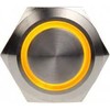 DimasTech vandalizmo mygtukas 19 mm – Silverline – geltonos spalvos