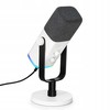 Fifine AM8W dynamic microphone with stand baltos spalvos