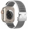 Beline Woven Nylon Diagonal Style Parachute apyrankė skirta Apple Watch 38/40/41mm pilkos spalvos