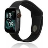 Beline apyrankė Apple Watch silikoninė 42/44/45/49mm juodos spalvos