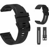 Hurtel Silicone Strap for Garmin Fenix 3 / 5X / 6X / 7X Pro – Juodas