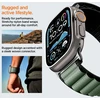 Apyrankė Spigen WBF1 Strap, skirta Watch 44 / 45 / 46 / 49 mm – juodos ir žalios spalvos