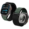Apyrankė Spigen WBF1 Strap, skirta Watch 44 / 45 / 46 / 49 mm – juodos ir žalios spalvos