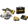 Akumuliatorinis diskinis pjūklas DeWalt DCS512P2-QW; 12 V; 2x5,0 Ah akum.