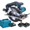 Akumuliatorinis diskinis pjūklas Makita DHS630RTJ; 18 V; 2x5,0 Ah akum.