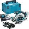 Makita DHS680RTJ Akumuliatorinis diskinis pjūklas, 18 V, 2x 5,0 Ah Li-ion, 57 mm, ø165x20mm 24T, 3,3kg, MAKPACK