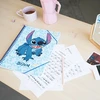 Disney Stitch - A4 formato aplankas su gumele + 30 permatomų įmaučių