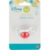 Mickey Mouse Peliukas Mikis – anatominės formos silikoninis žindukas 6 m + (švyti tamsoje) (raudonas)