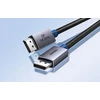 DisplayPort 2.1 laido galų jungtys su metaliniu korpusu