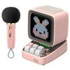 Garsiakalbis Divoom Ditoo-5M - pink - Nešiojama kolonėlė Bluetooth Pixel Art.