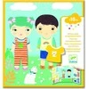 Djeco Daugkartiniai lipdukai mažiesiems - Drabužiai ( DJ09070 )