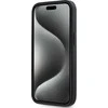 DKNY DKHCP15M3DRPWK Apple iPhone 15 Plus 14 Plus 6.7″ juodos spalvos kietas dėklas 3D Rubber Repeat Pattern